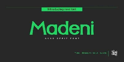 Madeni Font