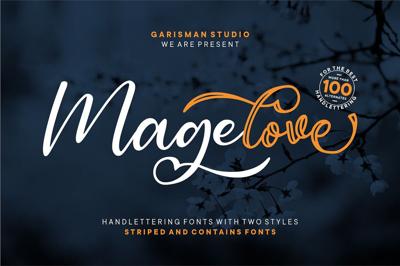 Magelove - Two Style Font Free Download