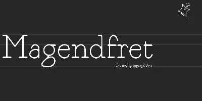 Magendfret Font