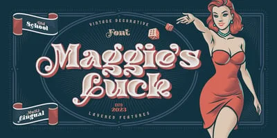 Maggies Luck Font