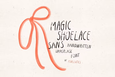Magic Shoelace Sans Uppercase Font Free Download