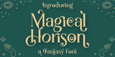 Magical Horison Font