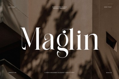 Maglin Modern Serif Font
