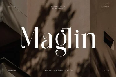 Maglin Modern Serif Font