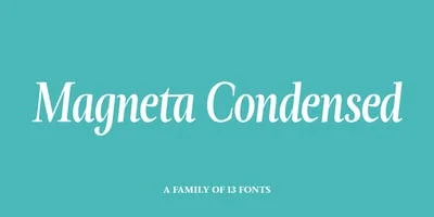 Magneta Condensed Font