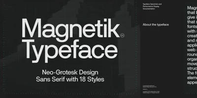 Magnetik Font