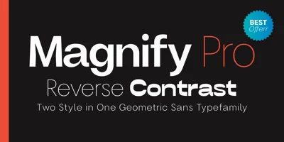 Magnify PRO Font
