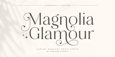 Magnolia Glamour Font