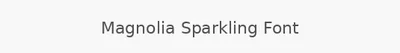 Magnolia Sparkling Font