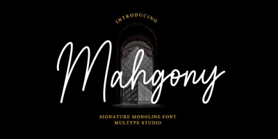 Mahgony Font