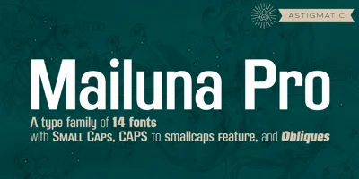 Mailuna Pro AOE Font