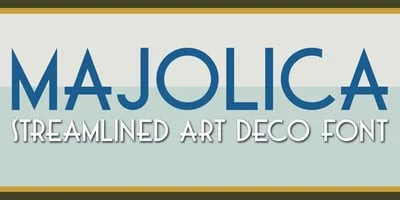 Majolica Font