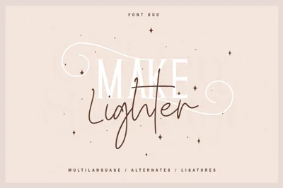 Make Lighter Font