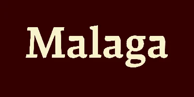Malaga Font
