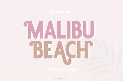 MALIBU BEACH Modern Sans Font