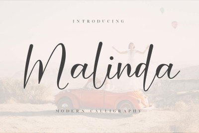 Malinda - Wedding Font