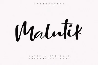 Malutik | Cyrillic & Latin Font