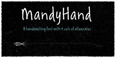 Mandy Hand Font
