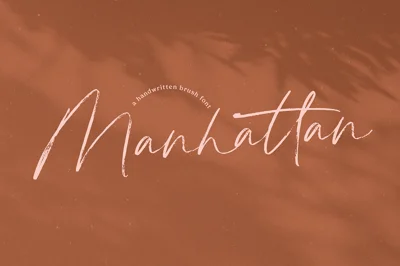 Manhattan | Brush Script Font