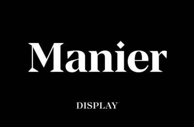 Manier – Sharp Serif Typeface