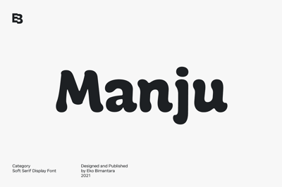 Manju; Retro Soft Display Font Free Download