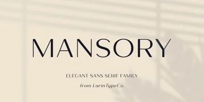 Mansory Font