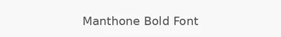 Manthone Bold Font