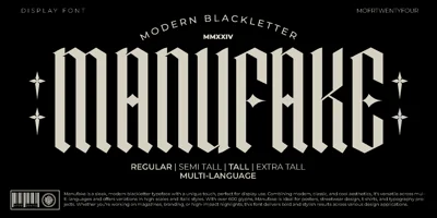 Manufake Font