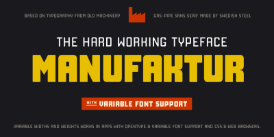 Manufaktur Font
