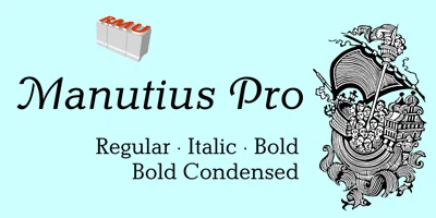 Manutius Pro Font