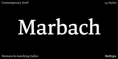 Marbach Font