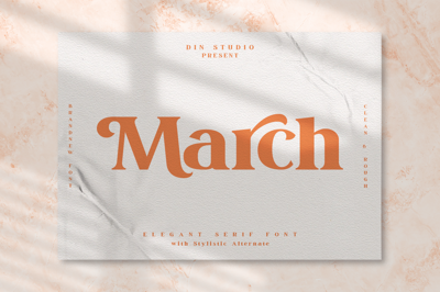 March - Elegant Serif Font Free Download
