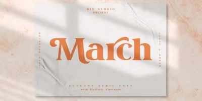 March Font