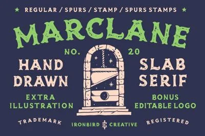 Marclane & Extras Font