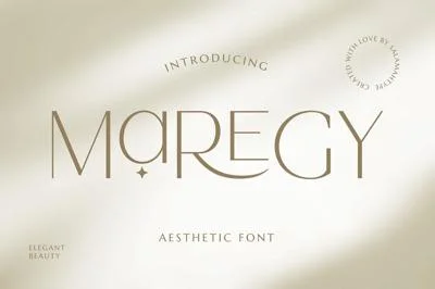 Maregy – Elegant Sans Serif Font