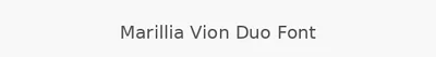 Marillia Vion Duo Font