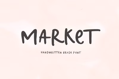 Market | Handwritten Font Free Download