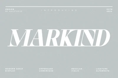 Markind - Modern Display Font