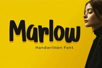 Marlow Handdrawn Brush Font