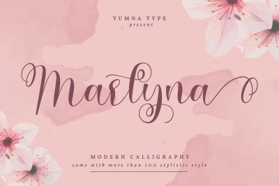 Marlyna - Wedding Script Font