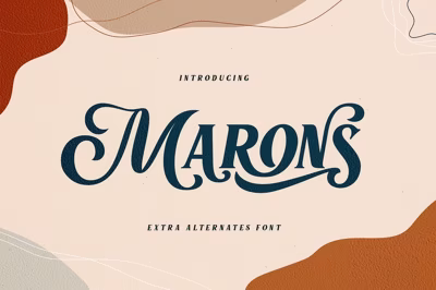 Marons font Free Download