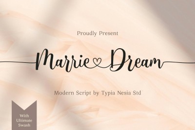 Marrie Dream - Wedding Font