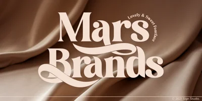 Mars Brands Font