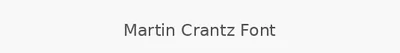 Martin Crantz Font