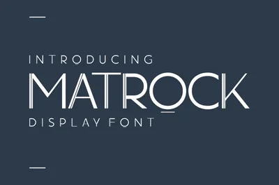 Matrock Font