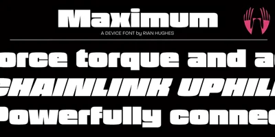 Maximum Font