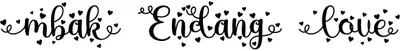 Mbak Endang Love Font
