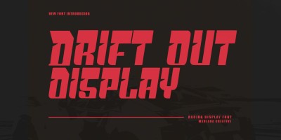 MC Drift Out Font