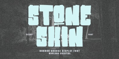 MC Stone Skin Font
