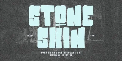 MC Stone Skin Font